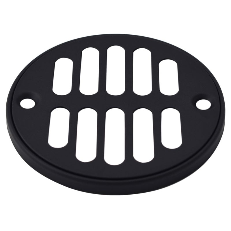 Westbrass Shower Strainer Set with Screws, Grill and Crown, Matte Black, D312-62 - Image 3